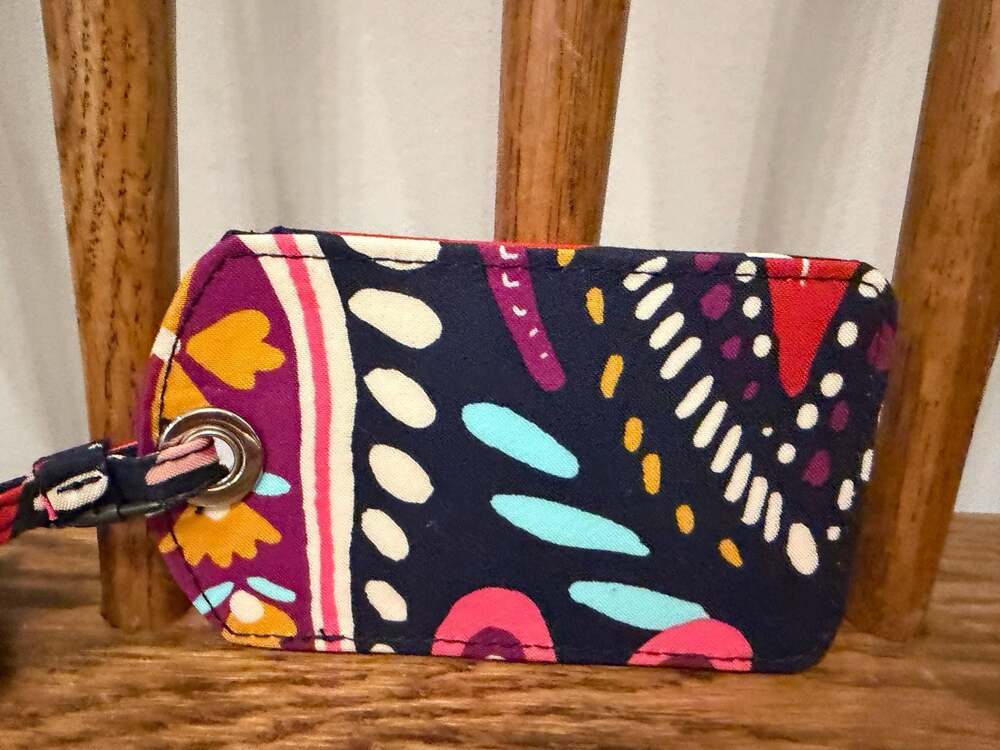 Vera Bradley Painted Paisley Luggage ID Tag